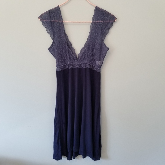 Intimo Dark Blue/Indigo Babydoll Dress - Picture 3 of 4